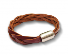 Pulsera de piel cafe 